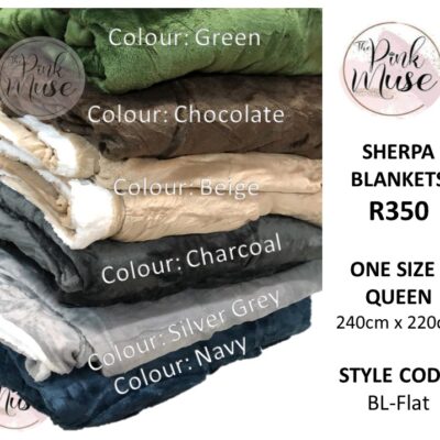 Sherpa Blanket | Flat Style | The Pink Muse
