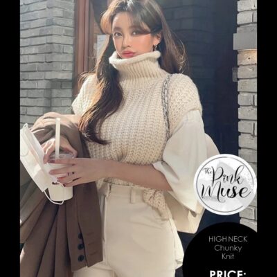 High Neck Extra Chunky Knit