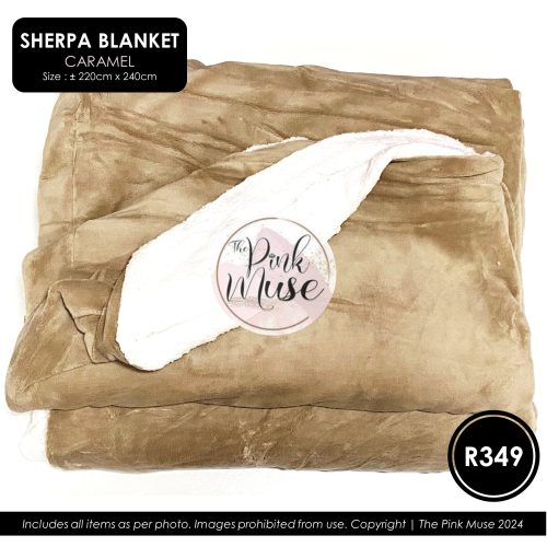 Sherpa Blanket Caramel