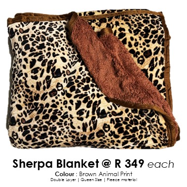 Sherpa Fleece Animal