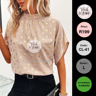 Gold Dot Blouse