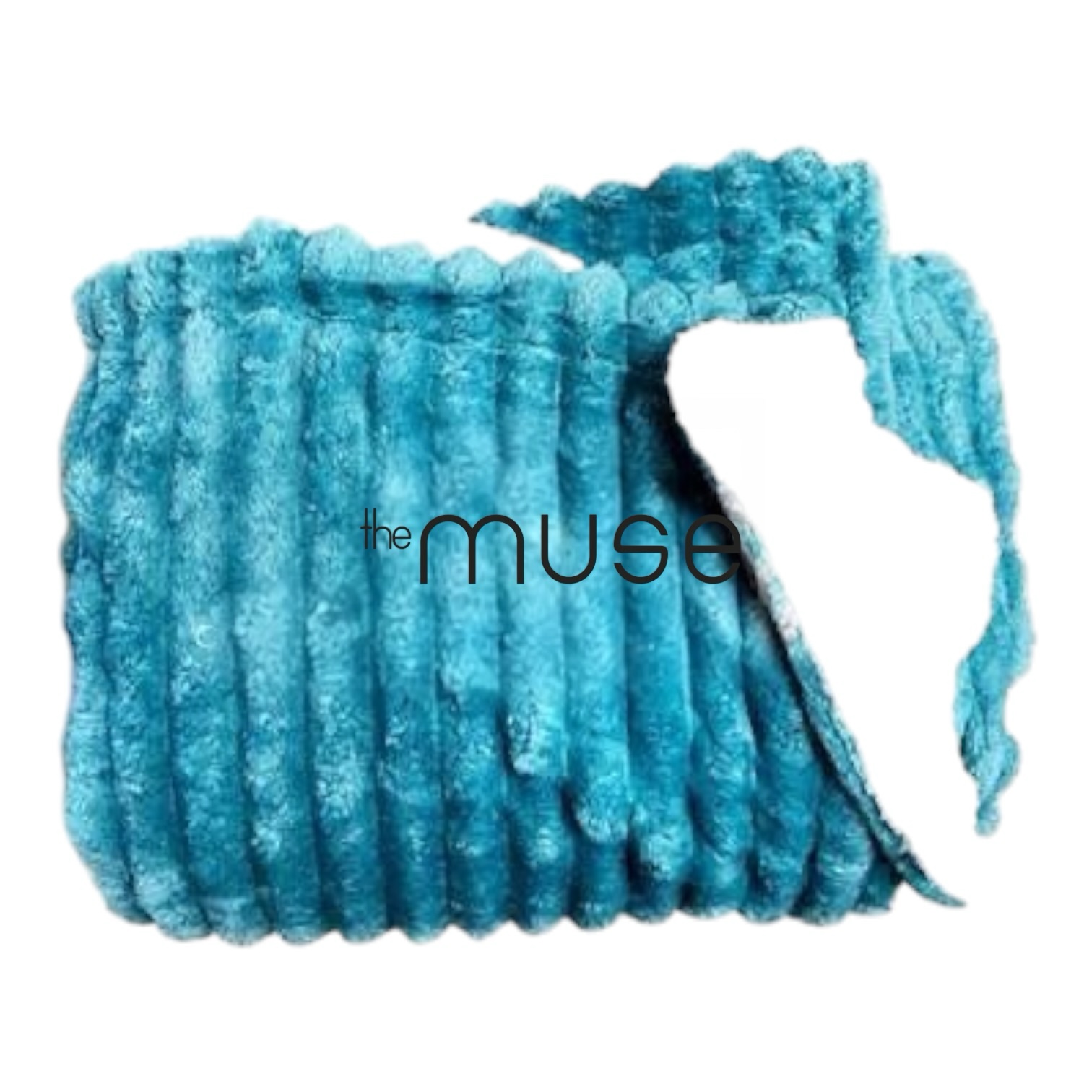 Sherpa Blanket, Turquoise