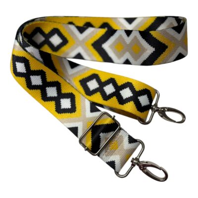 Geometric Yellow Bag Strap