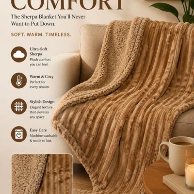 The Pink Muse, Sherpa Blanket