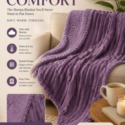 The Pink Muse, Sherpa Blanket