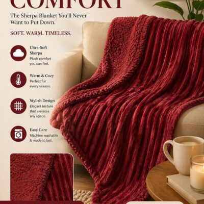 The Pink Muse, Sherpa Blanket