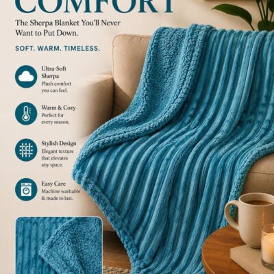 The Pink Muse, Sherpa Blanket